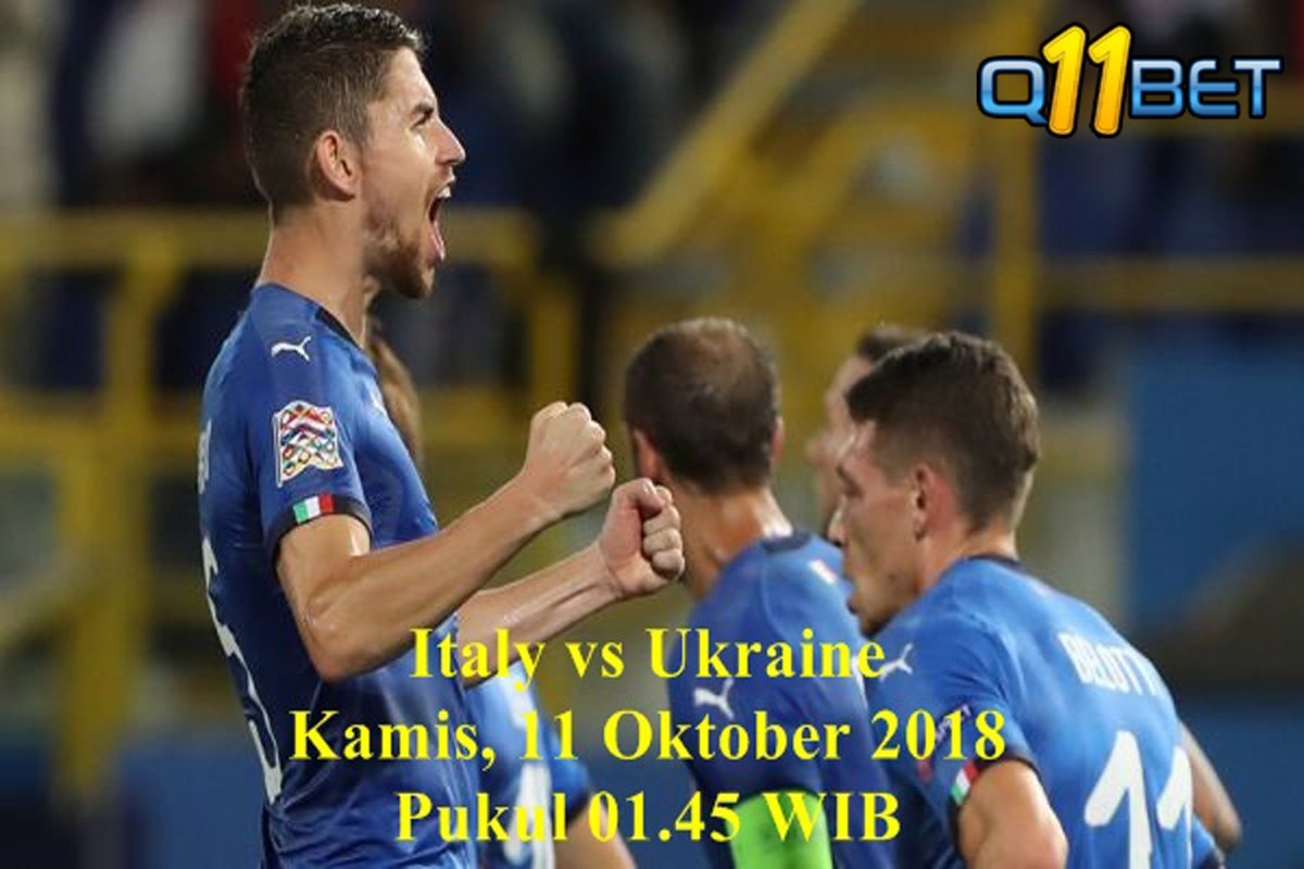 Kini untuk SBOBET sudah bisa di mainkan di Q11BET: bit.ly/2uwKZvK

Prediksi Pertandingan Italy vs Ukraine 11 Oktober 2018
klikgol88.com/prediksi-perta…
Pantang Menyerah Sebelum Menang!!!!
#IndonesiaBangga #AManCalledAhok #PDIPp3duli #BersamaSultengBangkit #PesonaKustomfest2018