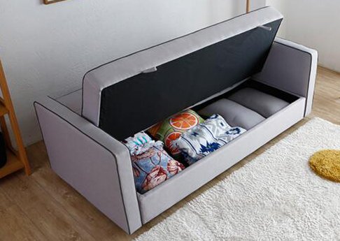 Sofa bed with storage
Size:185*90*92CM