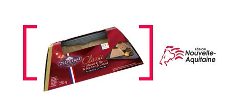 AANA_officiel's tweet photo. Sa production 100% France, ses brisures de truffe, sa forme triangulaire, ses textures, c’est ce qui vaut au Foie Gras Delpeyrat sa nomination au concours #SOINNOVATION du @sial_paris, catégorie #SOPLEASURE. Un produit @Nvelleaquitaine qui régale➡️ https://t.co/1sgy9JFc1s https://t.co/qnPOk3yBHN