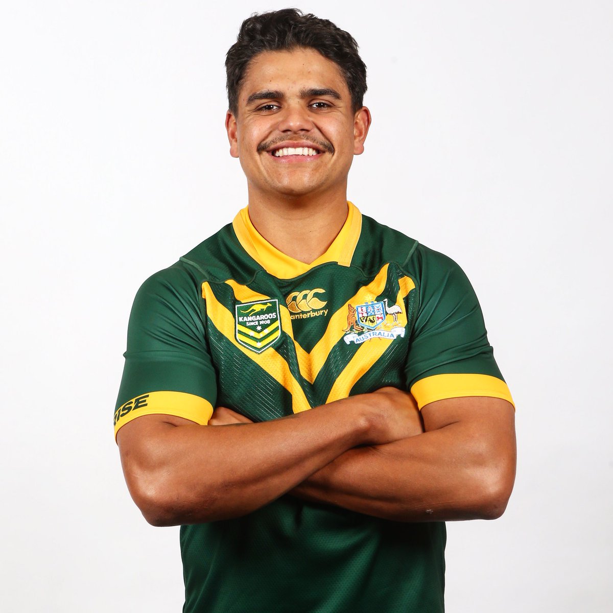 sydneyroosters's tweet image. Looking good in the Green &amp;amp; Gold, Trell! #WeRiseUp