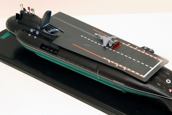 Ninja998998's tweet photo. Soviet Project 941 bis ,submarine aircraft carrier https://t.co/wJS8FcMsxP