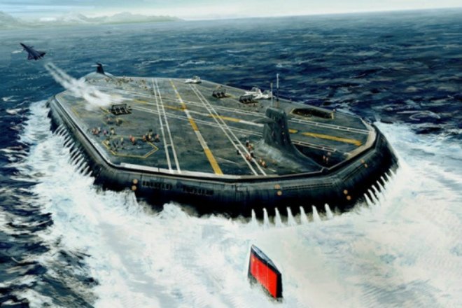 Ninja998998's tweet photo. Soviet Project 941 bis ,submarine aircraft carrier https://t.co/wJS8FcMsxP