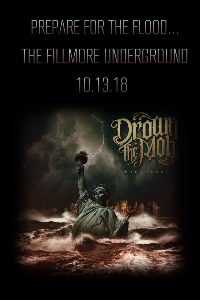 DrownTheMob's tweet photo. Come see our debuting show on October 13th at The Fillmore Underground. We open for Ride The Lightning - A Trubute to Metallica!

Message us for FREE tix! https://t.co/WGYnTe7vSa