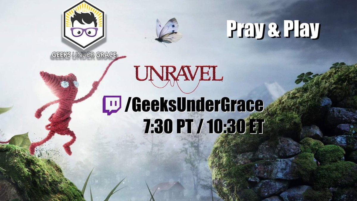 ChristianCGuild's tweet image. Join @GeeksUnderGrace president, @JoeKnowsGames, as he plays through #Unravel and takes your #prayerrequest!

Twitch.tv/GeeksUnderGrac…