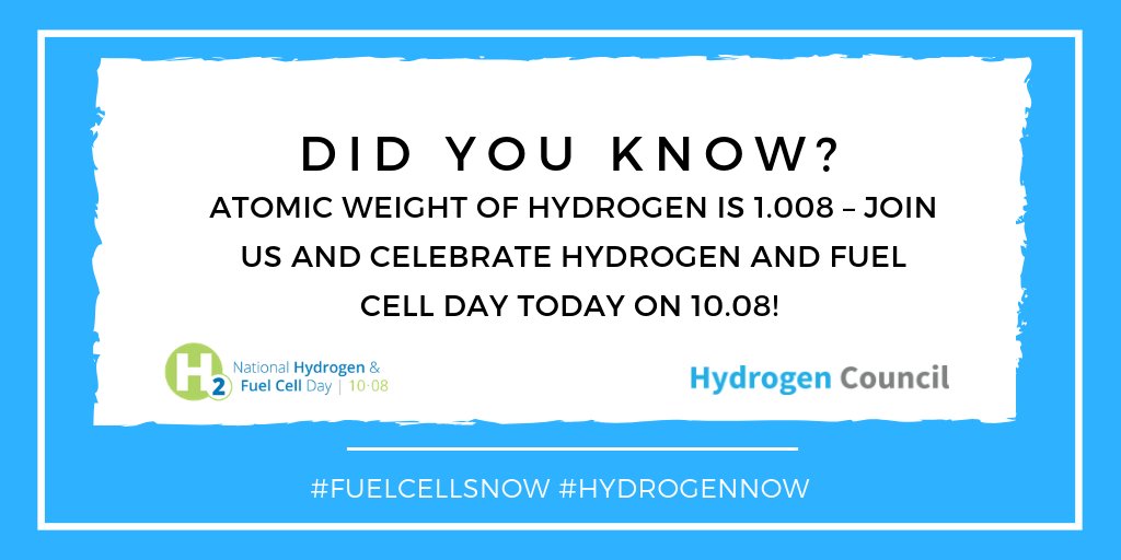 #Toyota is proud to support #Hydrogen and #FuelCell Day today on 10.08! #FuelCellsNow #HydrogenNow #hydrogensociety