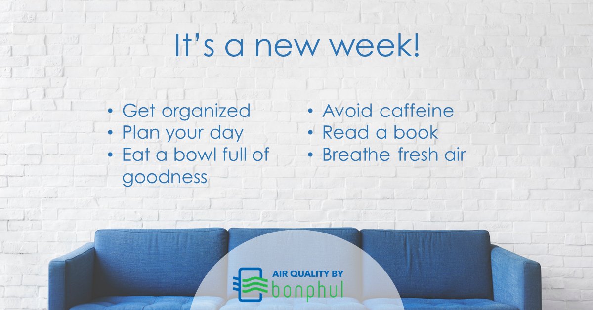 BonphulAPL's tweet photo. It is Monday! A new beginning and a new way to look at life! Have a great fresh week ahead!

#sunday #slowliving #oxygen #indoorairquality #delhi #gurugram #bangalore #mumbai #bonphul #bonphulairproducts #hygge

https://t.co/bmhjmil9CS https://t.co/5BfpS4Mg3u