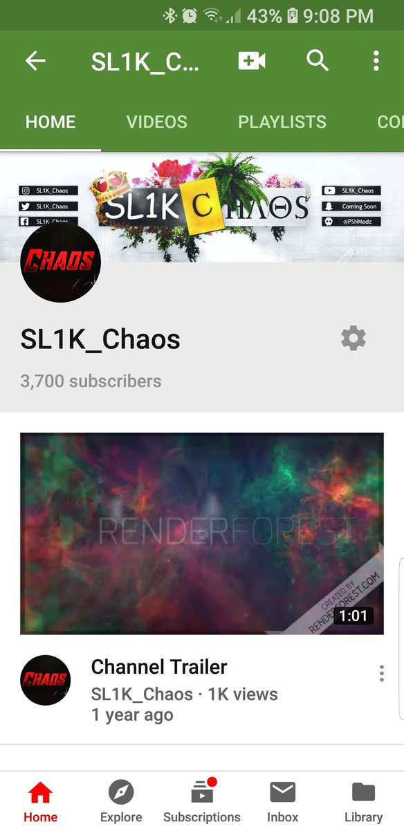 SL1K_Chaos's tweet photo. Thank you guys for 3,700 Subscribers this is insane we are so close to 4K #ChaoticSquad https://t.co/wcO3xooIzp