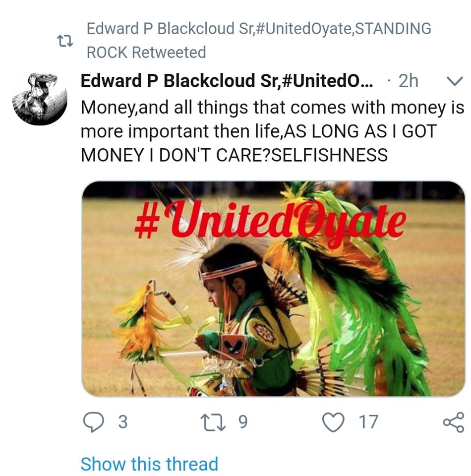 RustyWhitehead's tweet photo. Holeeeee Crap!! LOOK! Eddie Blackcloud finally told the truth abt something! He didn't mean 2 do it, of course, but 2 late now! ππ Something tells me that won't make it in2 that fiction book he claims 2 be writting π
#FRAUD #ConMan #NotAkicita #NOTaWaterProtector #ProtectsBeer https://t.co/8kR2jFzx1g