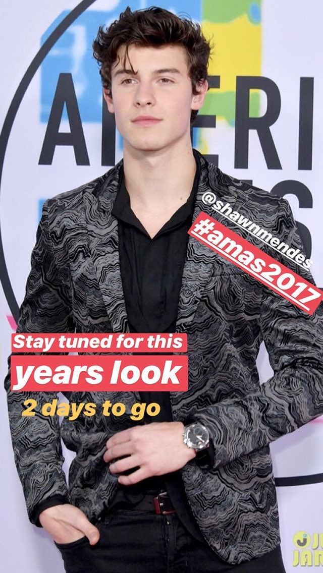 PortalSMBRA's tweet photo. Tiffany Briseno via Instagram Stories:
“@shawnmendes #AMAs2017
Fique ligado para este look do ano. Só mais dois dias”. https://t.co/dT0l6JZ3CG