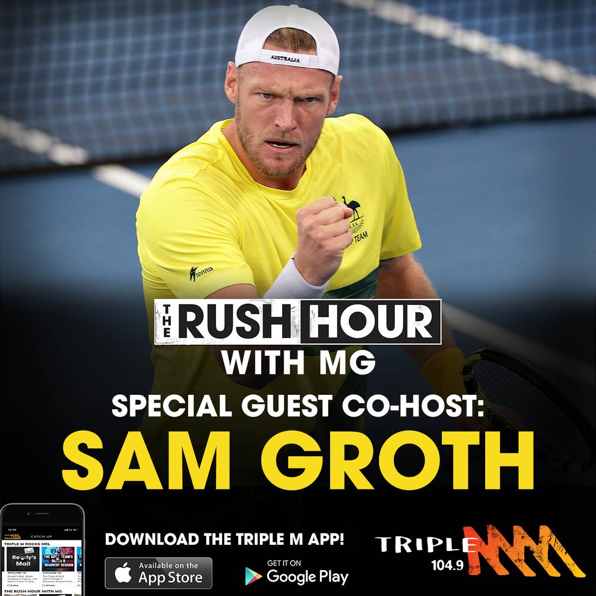 Triple M Sydney On Twitter Samgrothtennis Holds The World