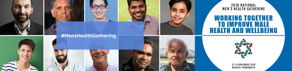 In just five weeks @MensHealthAMHF will be holding the 2018 National Men's Health Gathering. Share, connect & acquire insights to help you work more effectively with men and boys - Health professionals, be sure to check it out! buff.ly/2pFp9mM