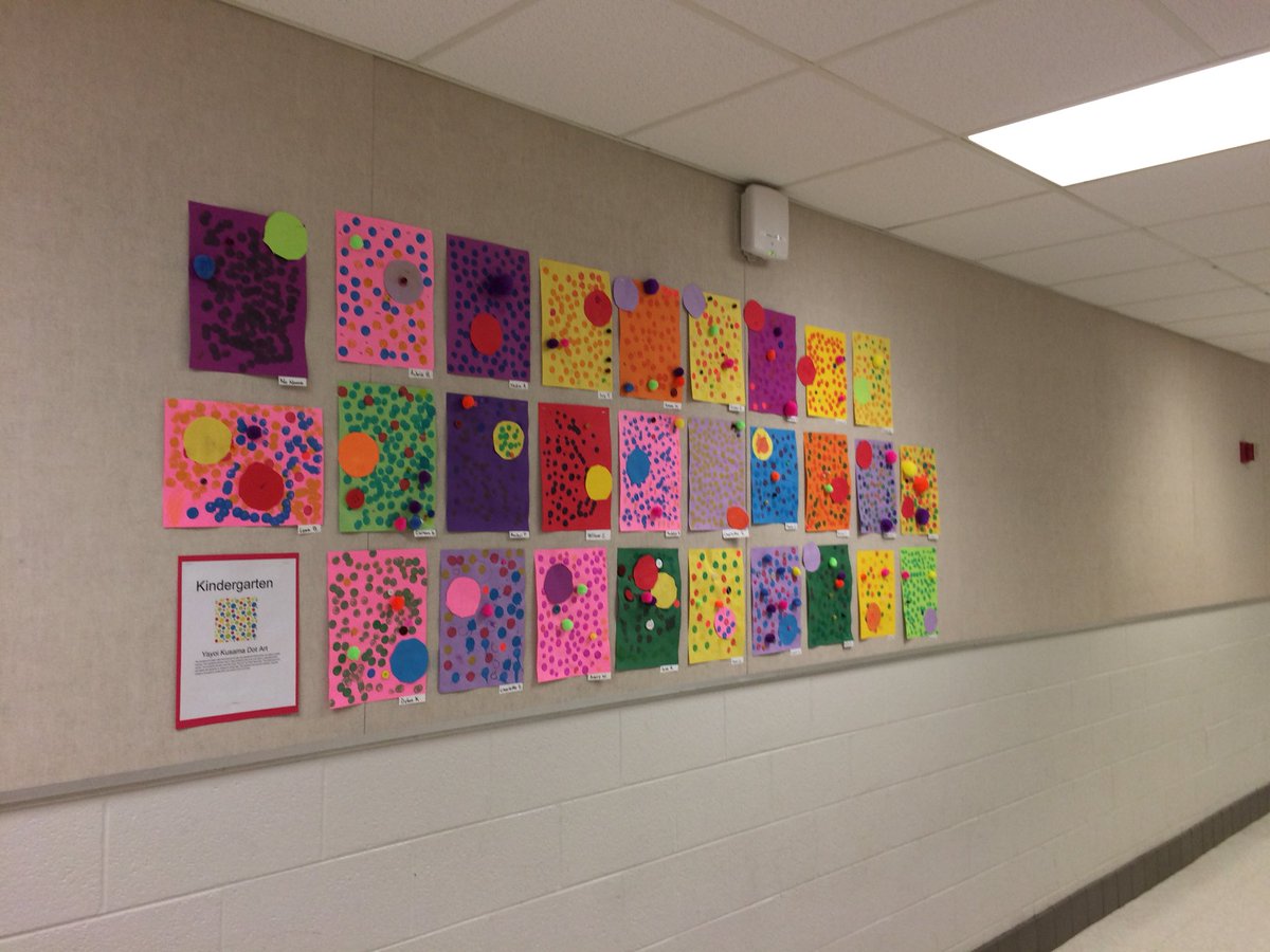 Kindergarten’s projects are now up too!! Come by and view them!! #PocaPreK5 #pcps
