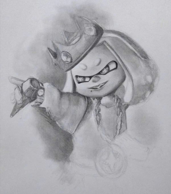 スプラトゥーン2のヒメ描いてる途中?

#スプラトゥーン2 
#Splatoon2 
#ヒメ 