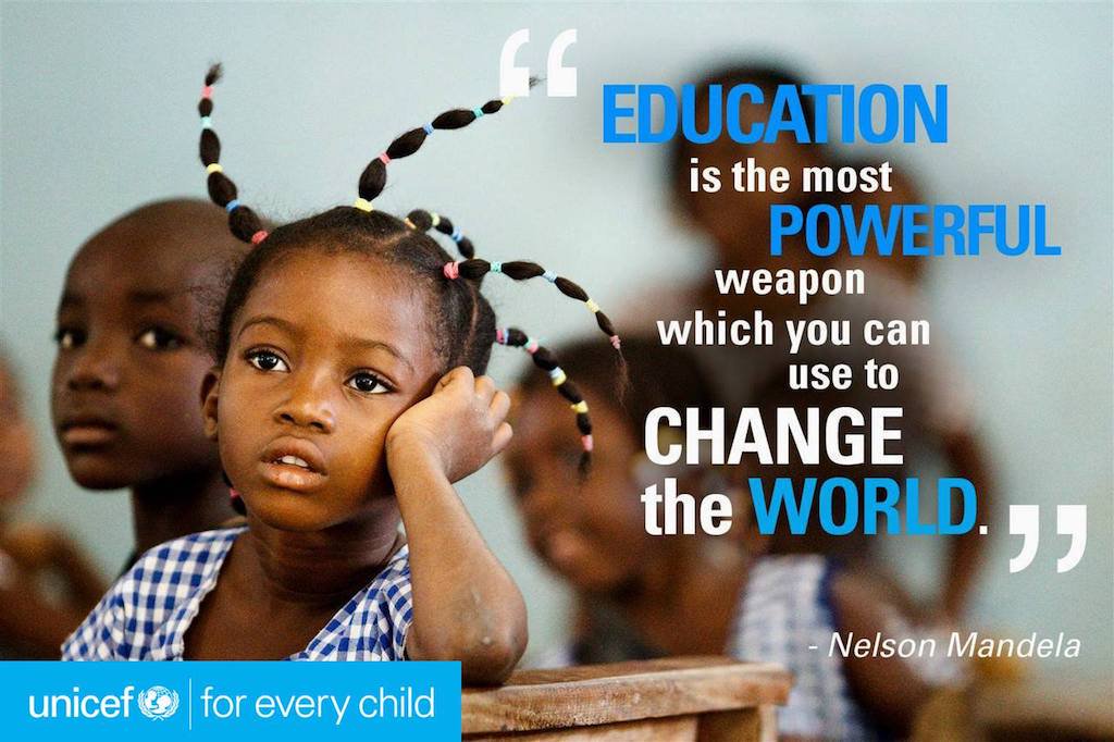 UNICEFEducation's tweet photo. #MondayMotivation

Education, #foreverychild. https://t.co/iY6cqYssqc