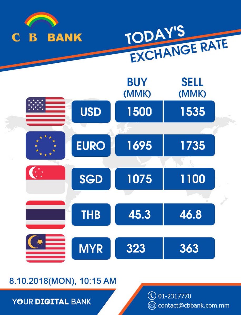 myanmar exchange rate myanmar exchange rate