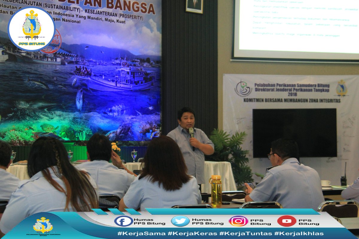 Humas_PpsBitung's tweet photo. Audit Upgrade Sertifikasi ISO 9001 : 2008 ke ISO 9001 : 2015 dengan Narasumber Acep Gunawan selaku Konsultan PT. QAI Indonesia yg dilaksanakan di Aula PPS Bitung. @djpt_kkp @mzulficar @batubara_henry https://t.co/TDrrfox8CB