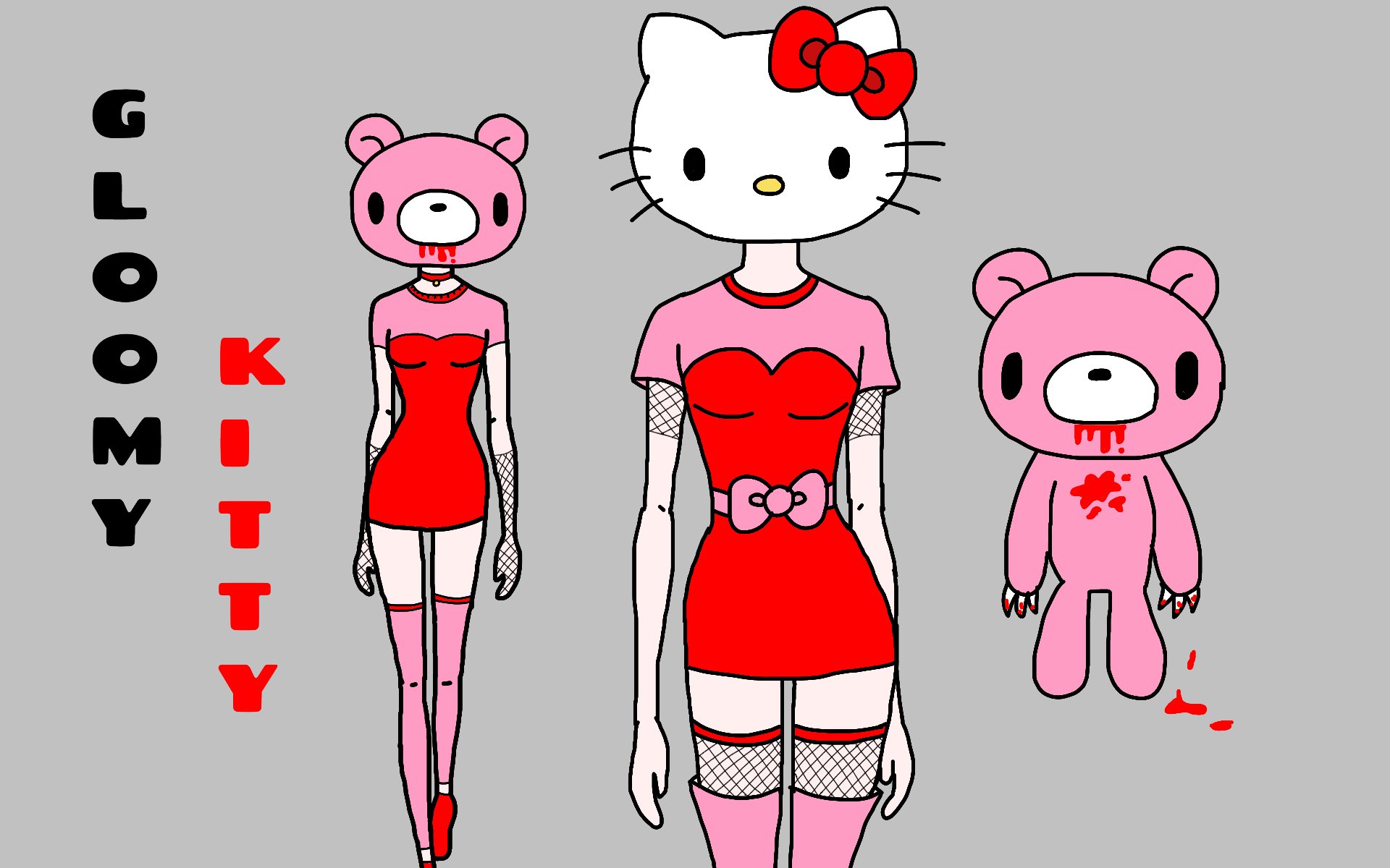 Bean Cute Gloomy Kitty Gloomybear Sketch Kawaii Pink Bear Cat Digitalart Art Hellokitty T Co Eidyshqaxz Twitter