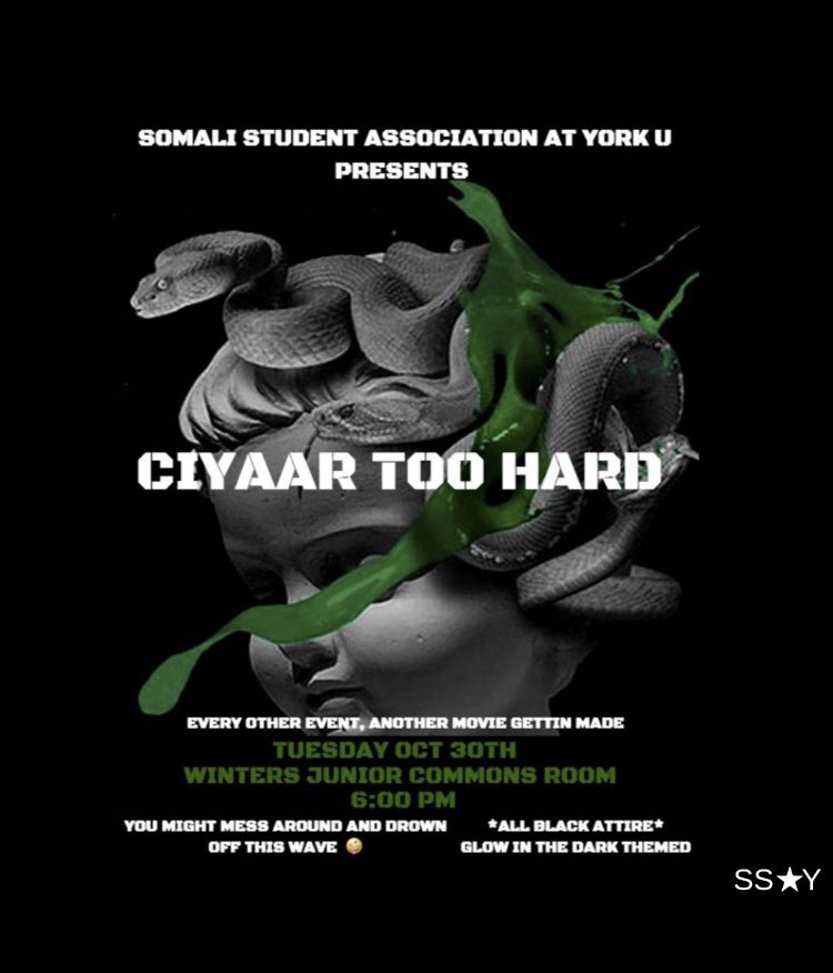 SSAYork's tweet photo. it’s that time of the year... 💧 

Back at it. Come have fun with us!!! @ Winters College, 30.10.18 🌊 https://t.co/spxfPIax0C