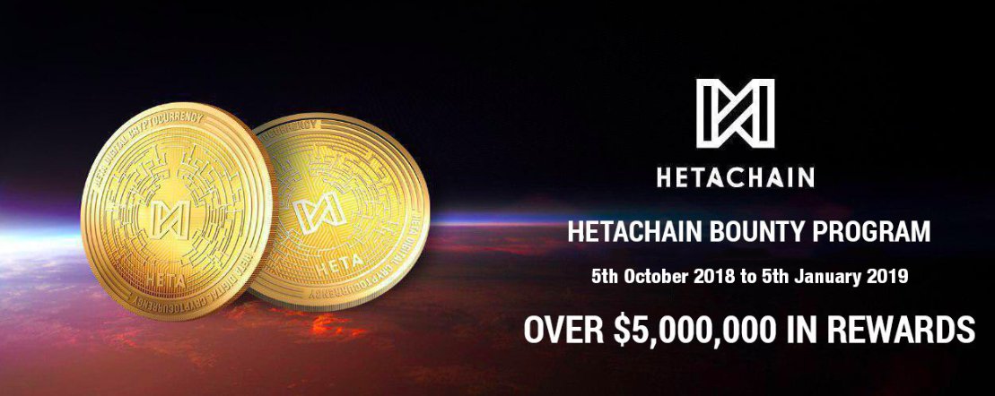 Heta_org's tweet photo. Hello guys , HetaChain has Bounty Campaign now. The rewards up to $5,000,000
Check it out: https://t.co/hicKE0Hzlz https://t.co/Xds03PsVZR