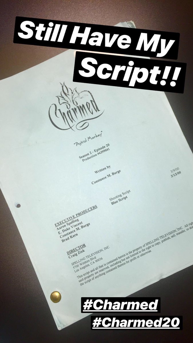 BradEYoung's tweet photo. So, 20 yrs Ago Today a little show called #Charmed premiered &amp; for some reason the Great &amp; Powerful Mr Aaron Spelling let me be part of it! Thank you @Alyssa_Milano @DohertyShannen @H_Combs @thebriankrause for making it an unforgettable shoot I will never forget! #Charmed20 https://t.co/B5F01npIrE