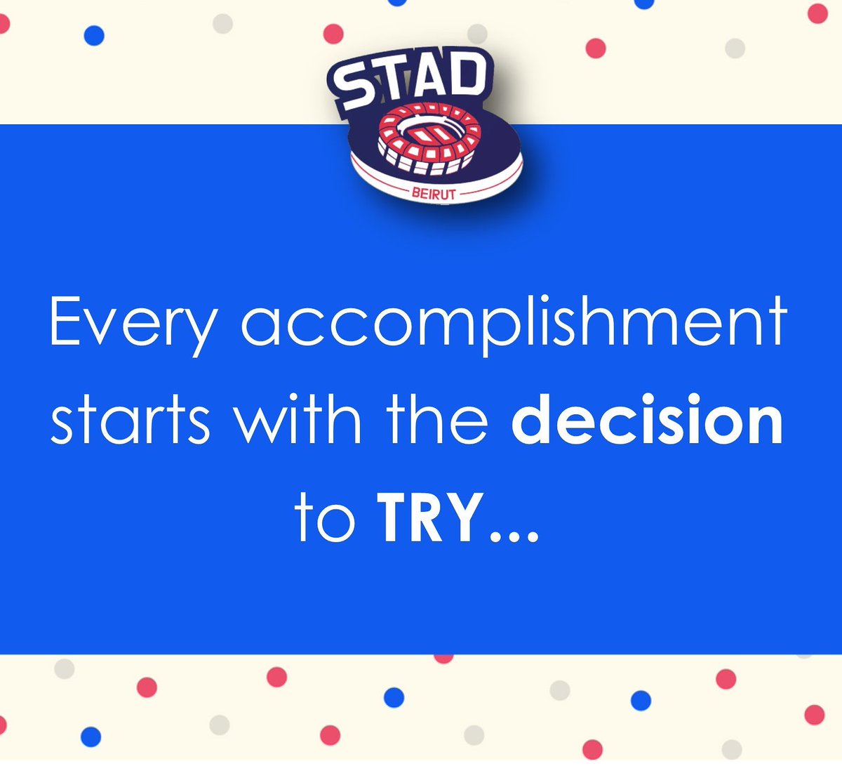 stadrestocafe's tweet photo. #goodmorning a #newweek is here! Let's try to make a #difference #monday #motivation #mondaymotivation #motivationalquotes #positivevibes #smile #hope #success #life #lifequotes https://t.co/8YunvFEXPX
