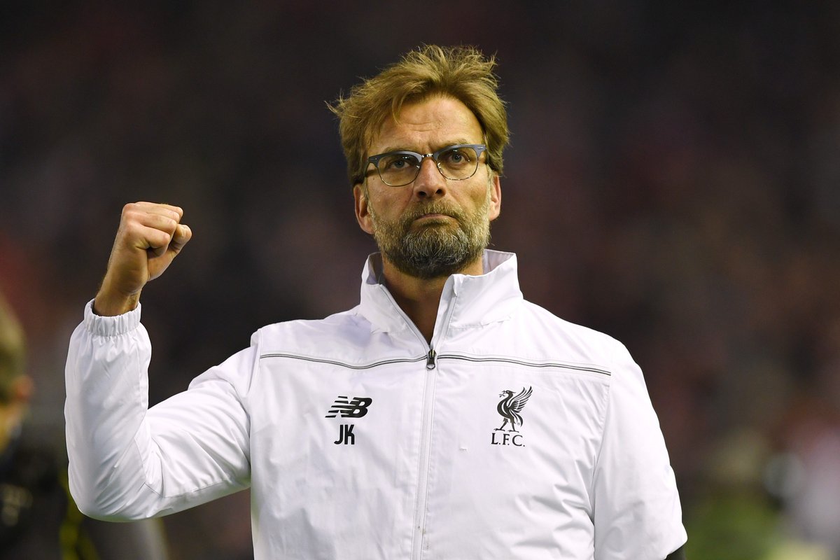 LFC's tweet photo. #OnThisDay in 2015, Jürgen Klopp was appointed #LFC manager. ❤️🙌 https://t.co/jCQD3wYnXa