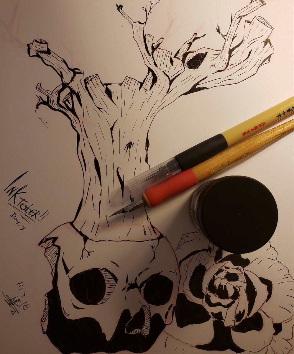 mist_iv's tweet photo. #Inktober2018 #Inktober https://t.co/ZwFJA5UUZS