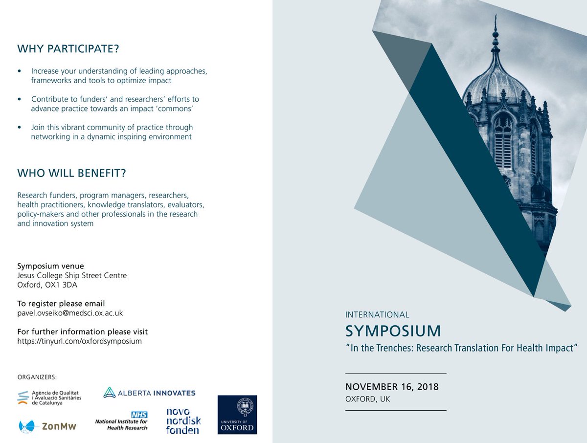 jonathancgrant's tweet photo. Really exciting workshop on research impact in Oxford on 16 November. https://t.co/9j3T1AlcF6. Sadly unable to attend but brilliant line up of speakers #isria https://t.co/ZwCRjvVFyc