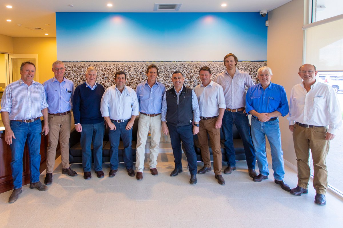 Great to have the Deputy Premier of New South Wales, <a href="/JohnBarilaroMP/">John Barilaro</a> visit CSD's seed production facilities at Wee Waa today.

Joined by Member for Barwon, Kevin Humphries &amp; <a href="/NSWNationals/">NSW Nationals</a> Candidate for Barwon, Andrew Schier, the politicians met with CSD, <a href="/CottonResearch/">CRDC</a> &amp; CGS.