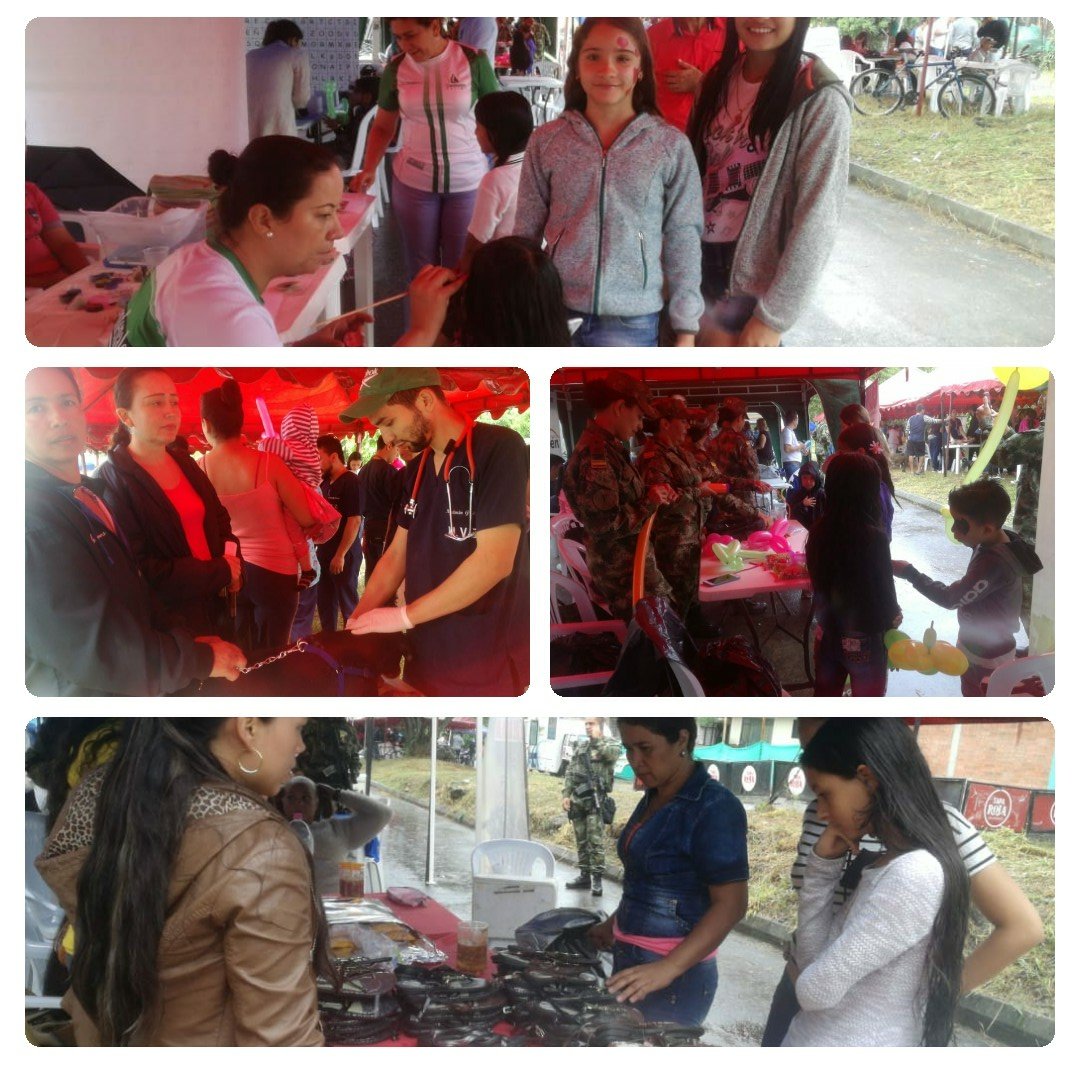walteradolfor's tweet photo. En la J.A.D Con un medio población Beneficiado de #1200 Habitantes de la comuna 9 en IBague el #BASPC06 en alianza estratégica Brindo los  servicios Medicos, Peluquería, vacunación,Esterilización, Medioambiente, Actos culturales, Consultorio Jurídico, entre Otros "Fe en Colombia" https://t.co/Fu0q2rsmJn