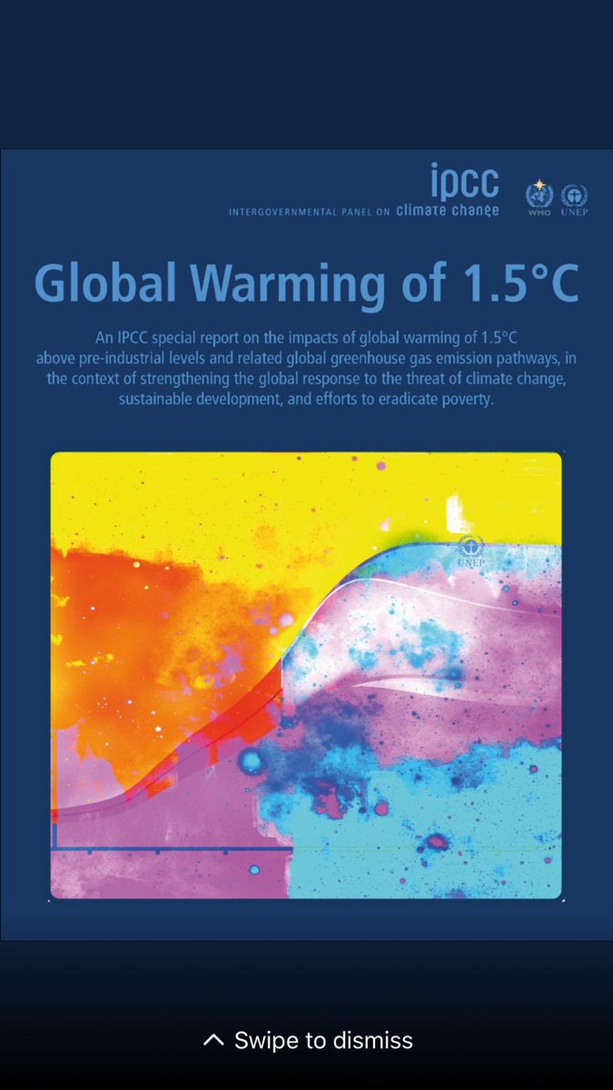 The latest <a href="/IPCC_CH/">IPCC</a> report provides a stark reminder of what it would take to keep temperature increase below 1.5°C &amp; avoid some of the more dangerous scenarios of #climatechange. Bottom line: it can be done, but we have almost run out of time . <a href="/IPCC_CH/">IPCC</a> #SR15