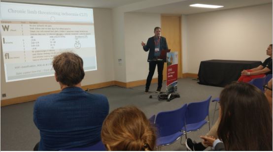 perimedgroup's tweet photo. Dr Vikatmaa  educating the masses on WIfI wound classification @ESVSmembership #WIfIclassification #ESVSAMVALENCIA2018 https://t.co/yJckAqJOKH