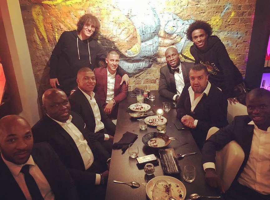 BabboLondon's tweet photo. Dinner @BabboLondon with the best of the best! Thanks for coming down guys! #BabboFamily๐ค๐พ๐ค๐ป #BabboRestaurant https://t.co/tklVtQnAje