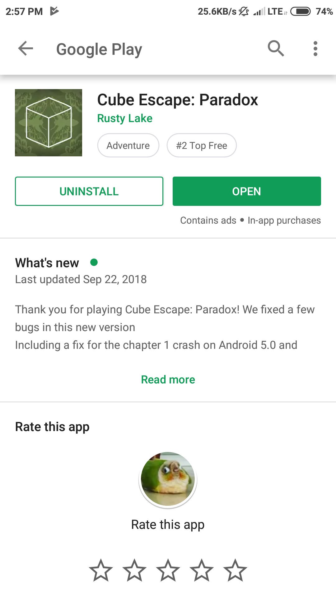 Cube Escape: Paradox - Apps on Google Play