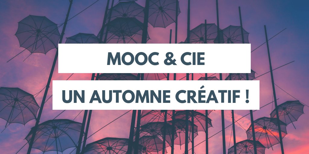 Activité maximale chez nous : plateformes de formation, nouveaux cours gratuits, formation de formateurs, conférences... Et si vous en profitiez ? N'hésitez pas à nous joindre ! mooc-et-cie.com/un-automne-cre…
#elearning #formation #MOOC #lyon #LMS