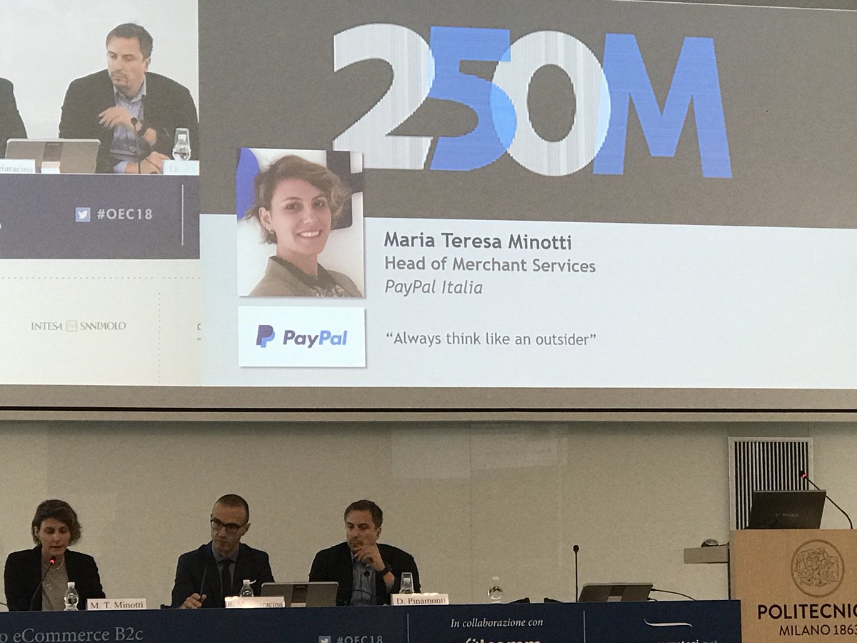 fulviodeg's tweet photo. Acquisti  on the go, mobile first, rateizzazione del pagamento, esperienze “in-context”, ecco come #paypal detta legge nell #ecommerce   e #payments, #OEC18 https://t.co/mfG1QT9WxE