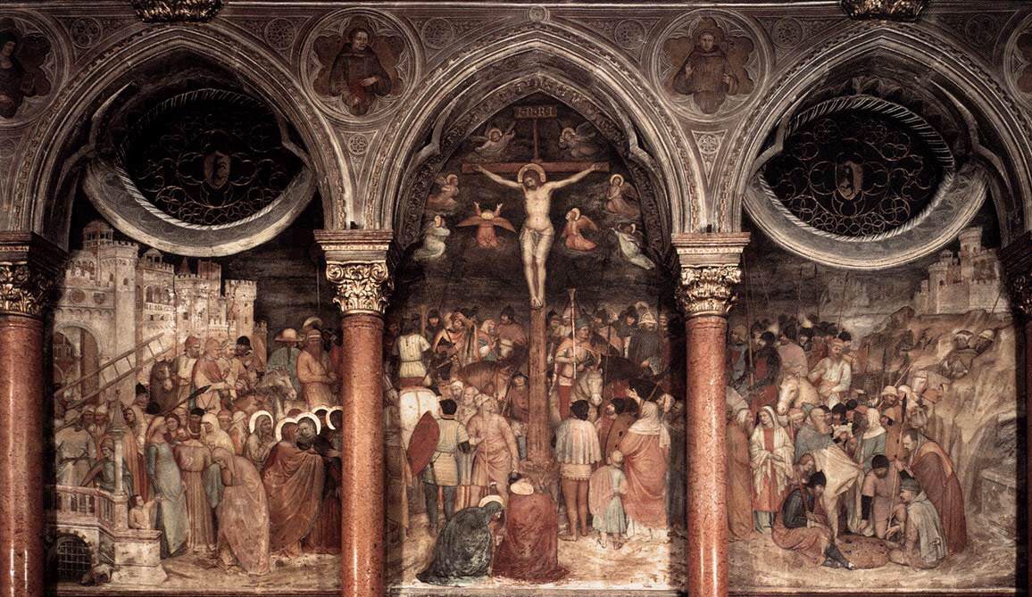 VicoLudovico's tweet image. #ProtoRenaissance

#Altichiero da Zevio
Crucifixion,1376
Basilica of Saint Anthony of Padua (Cappella San Felice)

#fresco #ArtLovers #DonneInArte @Asamsakti @RitaCobix @mirianagrassi1 @redne2013 @BrindusaB1 @LuciaTassan @GaiaGaudenzi @CarlaSicuro1 @scastaldi9 @Biagio960 @fra852