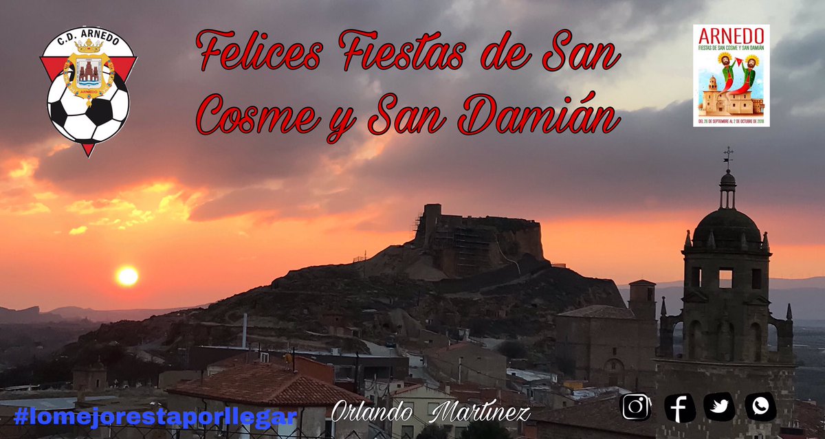 CDArnedo's tweet photo. La familia blanca del @CDArnedo os desea una “ Felices Fiestas “ a todos los Arnedanos, socios y simpatizantes .¡ UN PUEBLO, UN EQUIPO, UNA ILUSIÓN ! #lomejorestaporllegar #horizontefasedrascenso #65653 #scysd18 https://t.co/VTDx1RyOcF