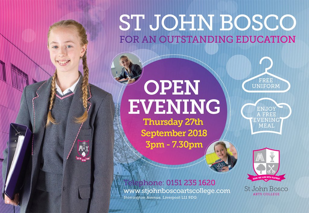 SJBLiverpool's tweet photo. We’re busy getting everything ready for our visitors at tomorrow’s Open Evening. Starting at 3 we excited to see you all then. #boscobug #sjb #openevening2018 https://t.co/SvZHHGaKXN
