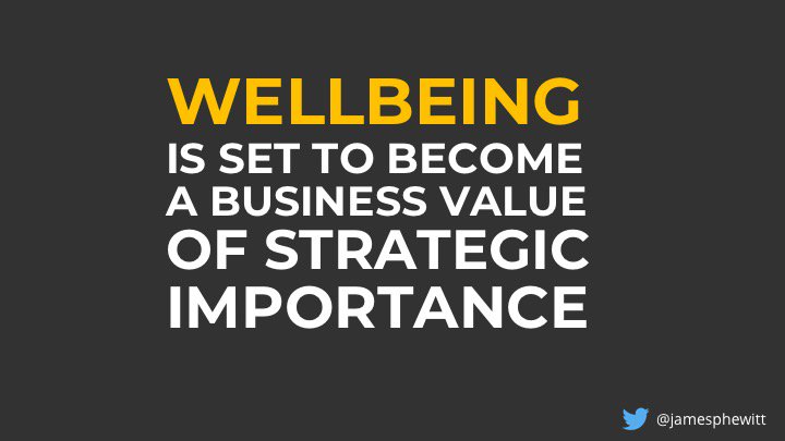 Want better results than your competitors? Invest in the wellbeing of yourself and your employees. <a href="/jamesphewitt/">James Hewitt</a> at #NBForum2018