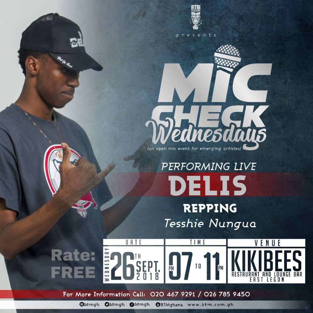 Performing at BTM Mic Check Wednesdays this eve at Kikibees🎙🎙🔥🔥its free..Come thruu lets jam🕺❤