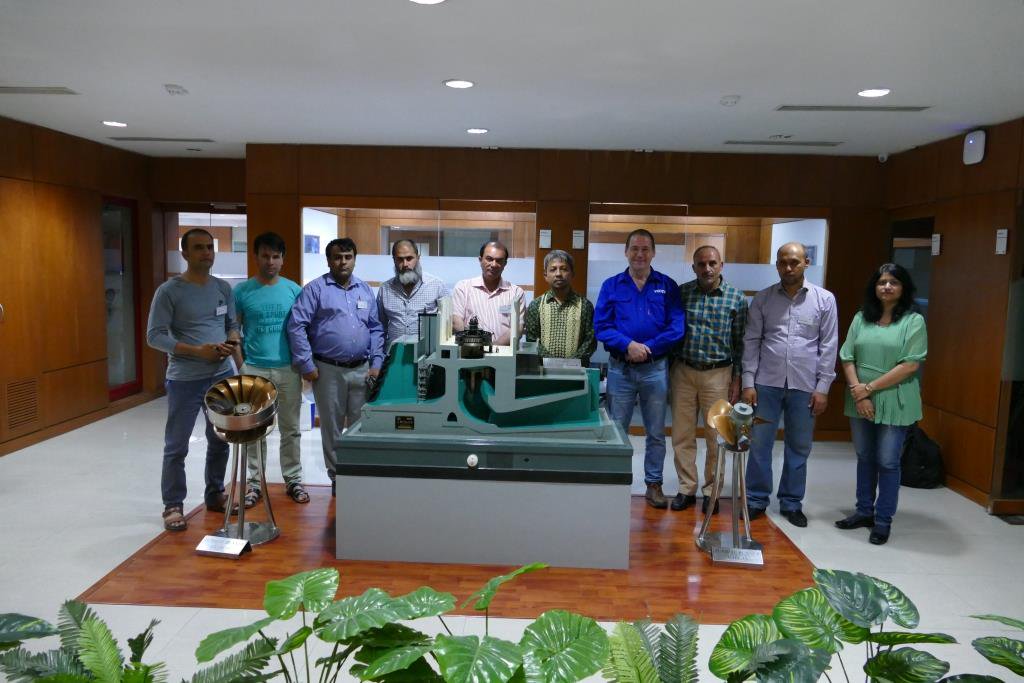 Voith_Hydro's tweet photo. #VoithHydro successfully conducted a #HydroSchool training for eight engineers in #Noida #India. The trainees from the hydropower plants #Mahipar and #Sarobi in #Afghanistan attended an eight day training focusing on SCADA, generator and turbine systems. #HyService #hydropower https://t.co/CEtS1HzY3u