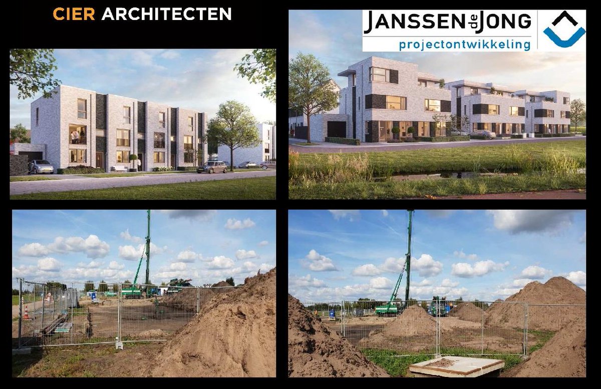 Aanvang bouw 27 woningen in plan #Buijtengoed in <a href="/Gem_Waalwijk/">Gemeente Waalwijk</a> van <a href="/JanssendeJongPO/">JJPO Janssen de Jong</a>. Het team van @JaJoBouwZuid is gestart met de uitvoering!