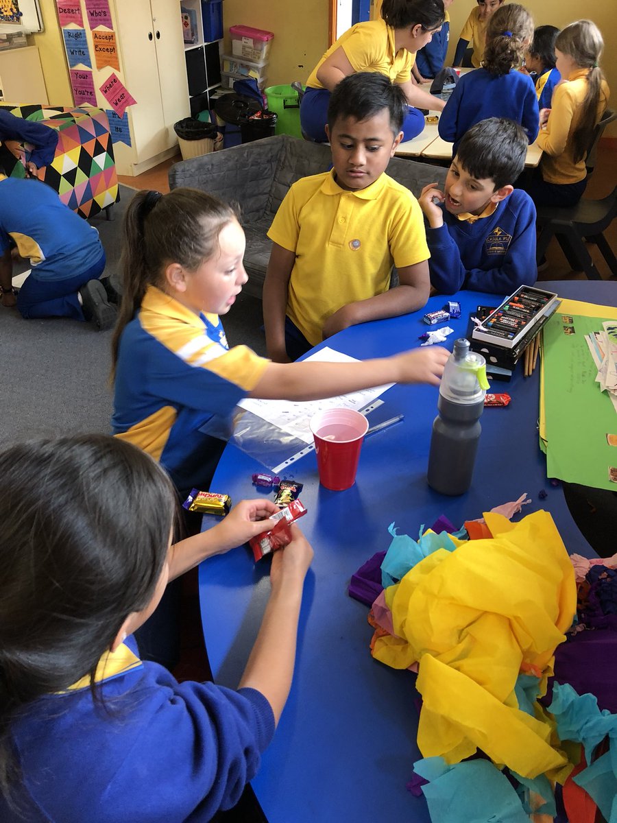 MissMac1890's tweet photo. Today 2M &amp; 5C buddied up to do a STEM challenge. They used the 4C’s to investigate a Science concept (float and sink) whilst at the same time they learnt to analyse and interpret data. What a fantastic way to end week 10 ⭐️ @CasulaPS @revans1413 @MichelleMadiga7 https://t.co/QNrKgrUnlv