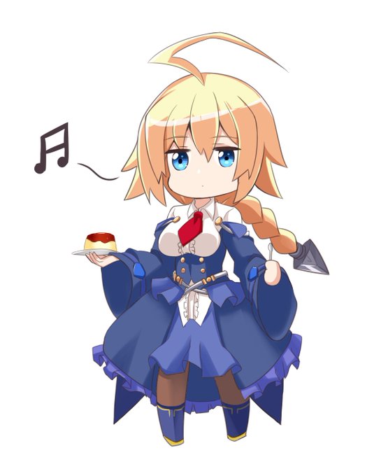 Esとプリン ❤️
#BlazBlue 