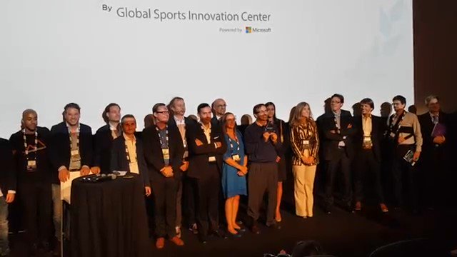 YBVR360's tweet photo. @YBVR360 Co-founder and CEO Hector Prieto receiving the award for winning the #Startcup 2018 organized by @WFootballsummit in Madrid. #ProudWinners #VRinSPorts https://t.co/SuXpSBtrmy