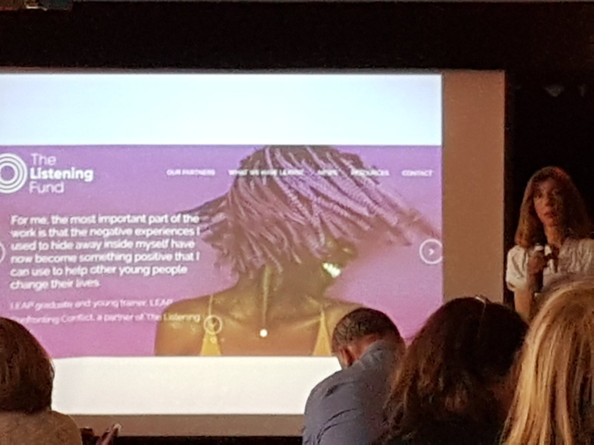 ChristineAE_'s tweet photo. Love this! "We can all listen, but what do we do?" 3 open-minded funders explore true #collaboration to respect and support young people. Join our conversation! @CollaborateCIC #ComplexitiesSW @Voa1234 @annarandle @HannahNZUK @david_relph https://t.co/XOeOgj1Hnz