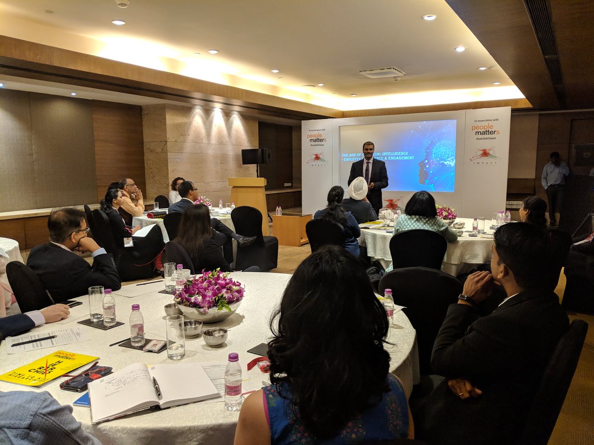 PeopleMatters2's tweet image. Amitabh Singh, GM-HR, @ICICIBank takes the stage at #OracleImpact CHRO Roundtable for the keynote. #LetsGetSaaSy @Oracle_India