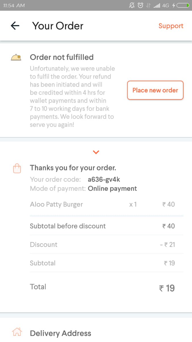 anshul_sunshine's tweet photo. Dear All, #FoodpandaIndia is just running fake discount offers to #befool people. Plz #dontdownload the app, also #Uninstall it. yestreday they cancelled my order 4 times. If they don't want to fulfill than why they are putting these offers. https://t.co/p8t4svkuw5
