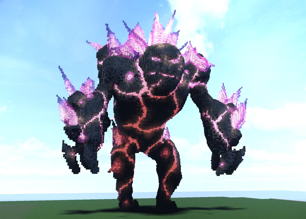 SpruceVMC_'s tweet photo. faz mó tempão que eu não fazia um golem xD https://t.co/o52Cfek67M